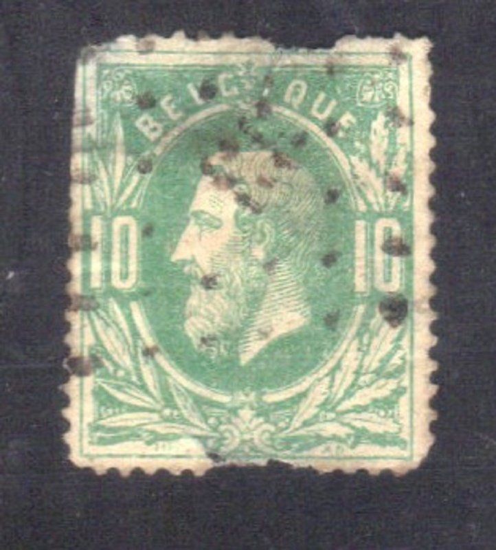 BELGIUM SC #32 USED 10c 1869-70