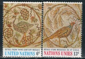 United Nations NY; 1969: Sc. # 201-202: *+/MLH Cpl Set