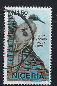 Nigeria 573 Used 1990 Bird (an3131)