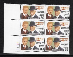 #C114 MNH Plate Block of 6