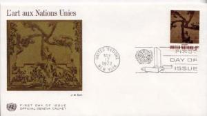 United Nations, First Day Cover, Art