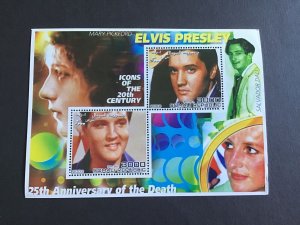 Elvis Presley Icons of the 20th Century  Mint Never Hinged Stamps  Sheet R38375