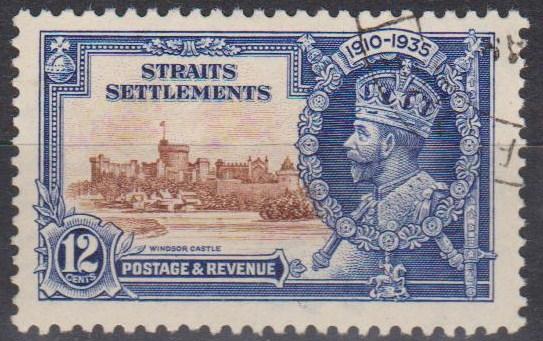 Straits Settlements #215 F-VF Used CV $8.50 (B5967)