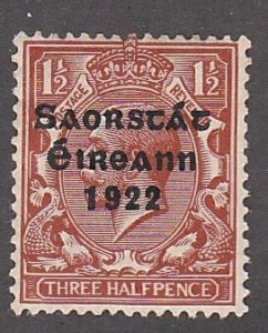 Ireland # 46, Overprinted Stamp, Mint Hinged, 1/3 Cat.