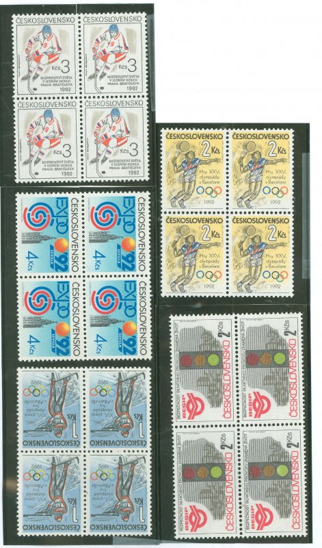 Czechoslovakia & Czech Republic #2850/2855 Mint (NH) Multiple