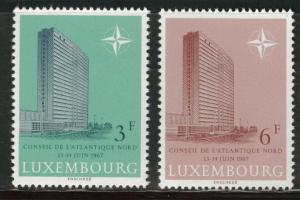 Luxembourg Scott 452-453 MNH* 1967 NATO set