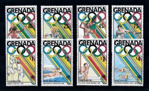 [92167] Grenada 1989 Olympic Games Seoul Tennis Fencing Gymnastics  MNH