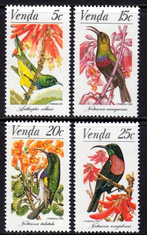 South Africa - Venda 1981 Sunbirds Complete Mint MNH Set SC 40-43