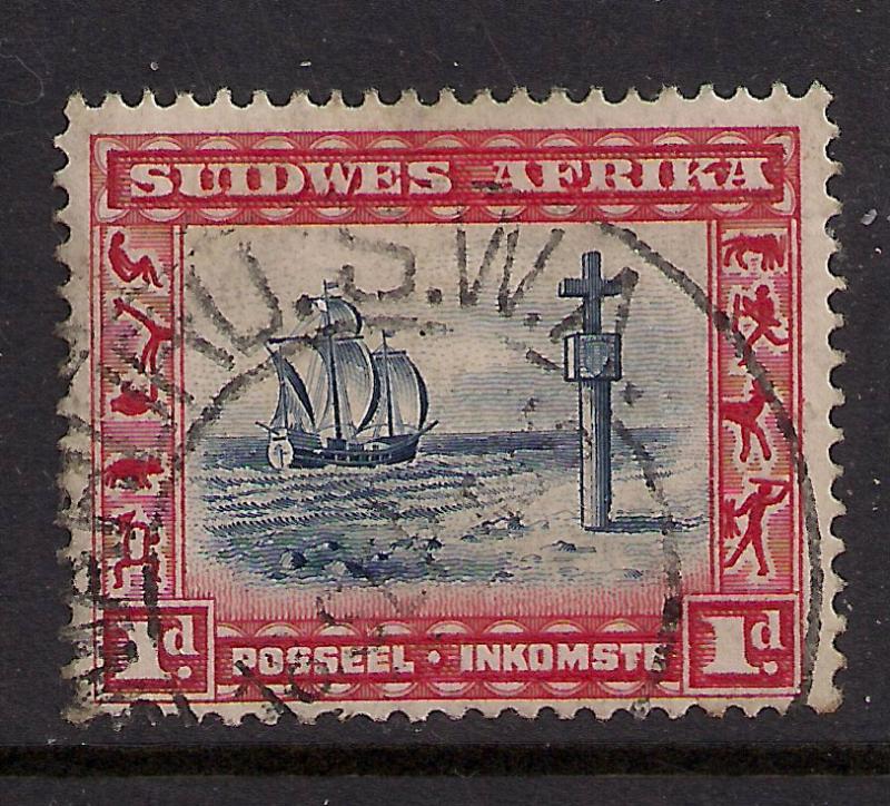 SOUTH WEST AFRICA 1931 KGV 1d Cape Cross Afrikaan SG 75.(...