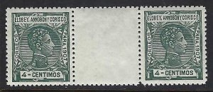 Elobey , Annobon y Corisco 42 MNH GUTTER PAIR A1115