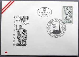 Austria #B324 First Day Cover Semi-Postal Stamp Day