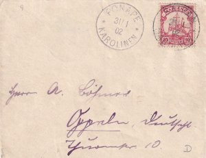 1902, Saipan, German Mariana Islands to Oppeln, Germany, See Remark (44055)