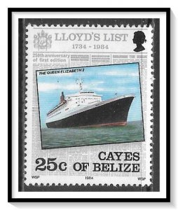 Cayes Of Belize #10 Lloyd's List MNH