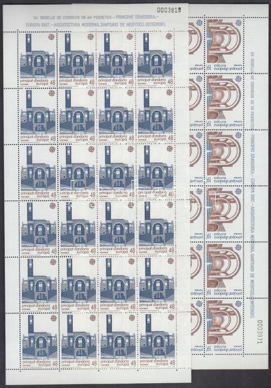 Andorra (spanish) stamp Europa CEPT minisheet set MNH 1987 Mi 193-194 WS159395