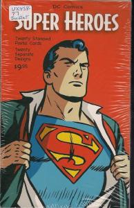 UX477A 24 cent Comic Book Heroes Postal Cards mint NH XF