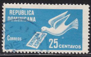 Dominican Republic E9  SPECIAL DELIVERY STAMP 1967