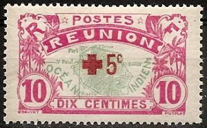 Reunion B 3 Mint OG 1916 Red Cross