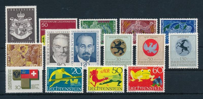 Liechtenstein 1969 Complete Year Set MNH