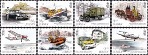 Jersey 2023 MNH Stamps Police Fire Fighting Ambulance Health Emergency Services