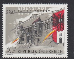 Austria 1772 Eisendstadt 350th mnh