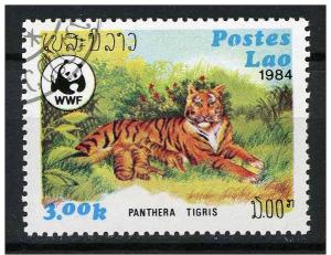 Laos 1984 - Scott 519 CTO - 3k, WWF Panthera tigris 