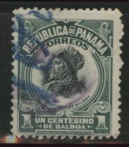 PANAMA Scott 197 Used Balboa stamp 1909