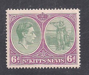 ST. KITTS AND NEVIS  SC# 85  VF/MOG