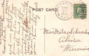 United States U.S. R.P.O.'s Madelia & Fairmont 1909 870-H-1  PC.