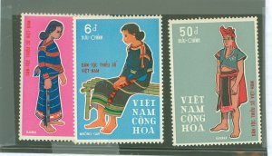 Vietnam/South (Empire/Republic) #355-357 Mint (NH) Single (Complete Set)