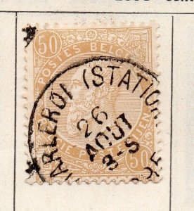 Belgium 1893 Early Issue Fine Used 50c. NW-255989