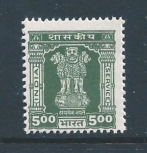 India #O187 NH 5r 1981 Official