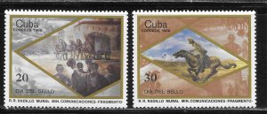 Cuba 2860-2861 1986 Stamp Say set MNH