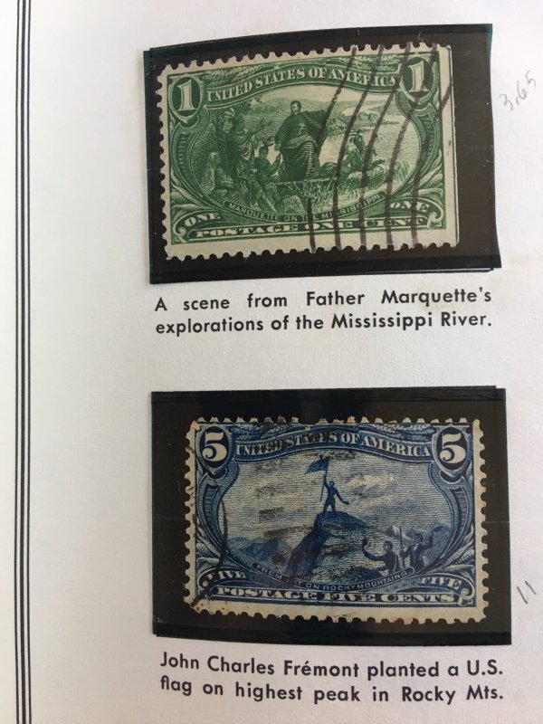 US 1898 Trans MIssisspppi 285-90 Used