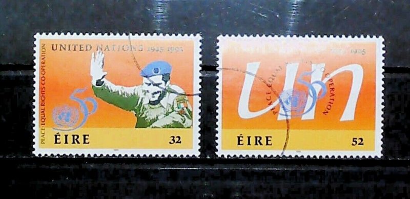 Ireland 1995 50th Anniv of United Nations Used Full Set A22P20F9040