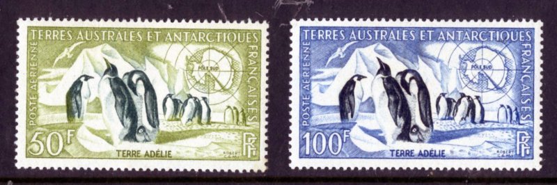 FRENCH SOUTH ANTARCTIC TERR C1-C2 MH SCV $77.00 BIN $37.50 (RL) 2787