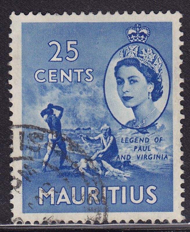 Mauritius 258 Legend of Paul & Virginia 1953