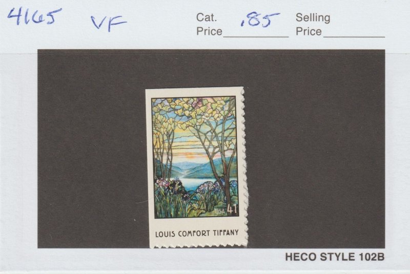 Scott# 4165 2007 41c Louis Comfort Tiffany Issue VF MNH