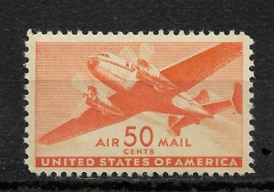 US 1941 Air Mail, 50c Scott # C31,VF MNH** (RN-8)