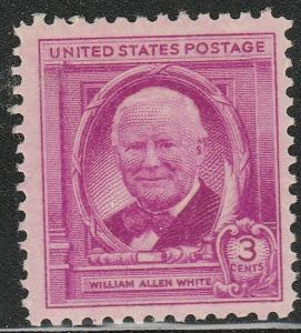 US 960 William Allen White 3c single MNH 1948