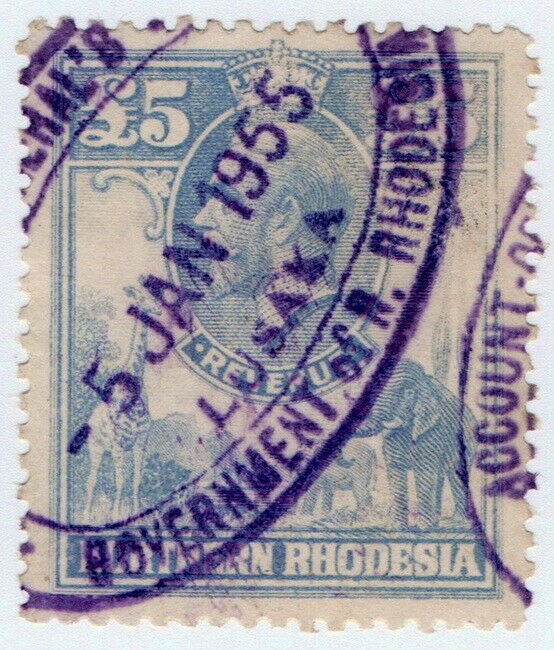 (I.B) Northern Rhodesia Revenue : Duty Stamp £5