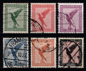 Germany 1926 Airmail, Eagle, Part Set to 1m [Used]