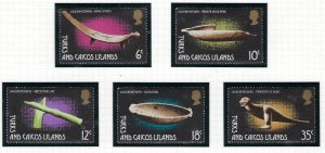 Turks and Caicos 288-92 MNH 1974 Lucayan Artifacts (ak5219)