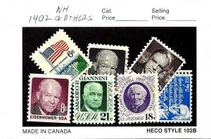 1 Mint,OG,NH Definitive Assortment... 1402 & Others!!