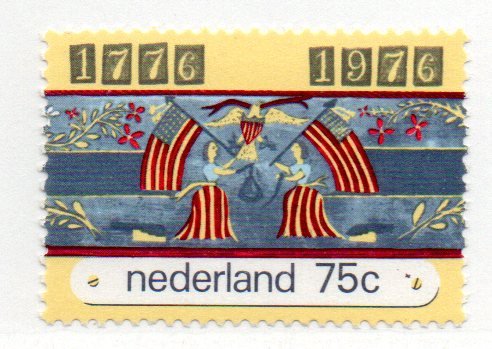 NETHERLANDS 557 MH BIN $.60 FLAGS