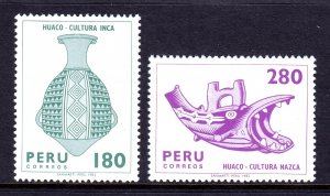 Peru - Scott #749, 749B - MNH - SCV $8.25