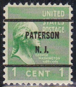 Precancel - Paterson, NJ PSS 804-61 - Bureau Issue