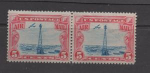 Scott # C11  OG hinged  pair  Beacon