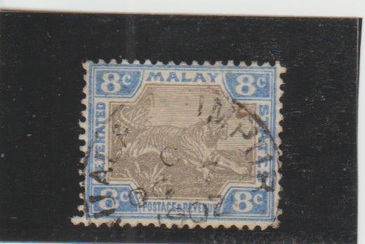 Malaya  Scott#  22a  Used  (1901 Tiger)
