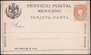MEXICO Early lettercard - unused...........................................a4680