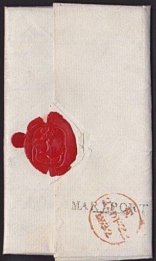 GB 1832 cover to London - MARYPORT namestamp................................7256
